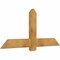 Ekena Millwork Eugene Rough Sawn Timber Gable Bracket, Western Red Cedar, 60"W x 27"H x 2"D x 6"F, 11/12 Pitch GBW060X27X0206EUG00RWR - alternate 3